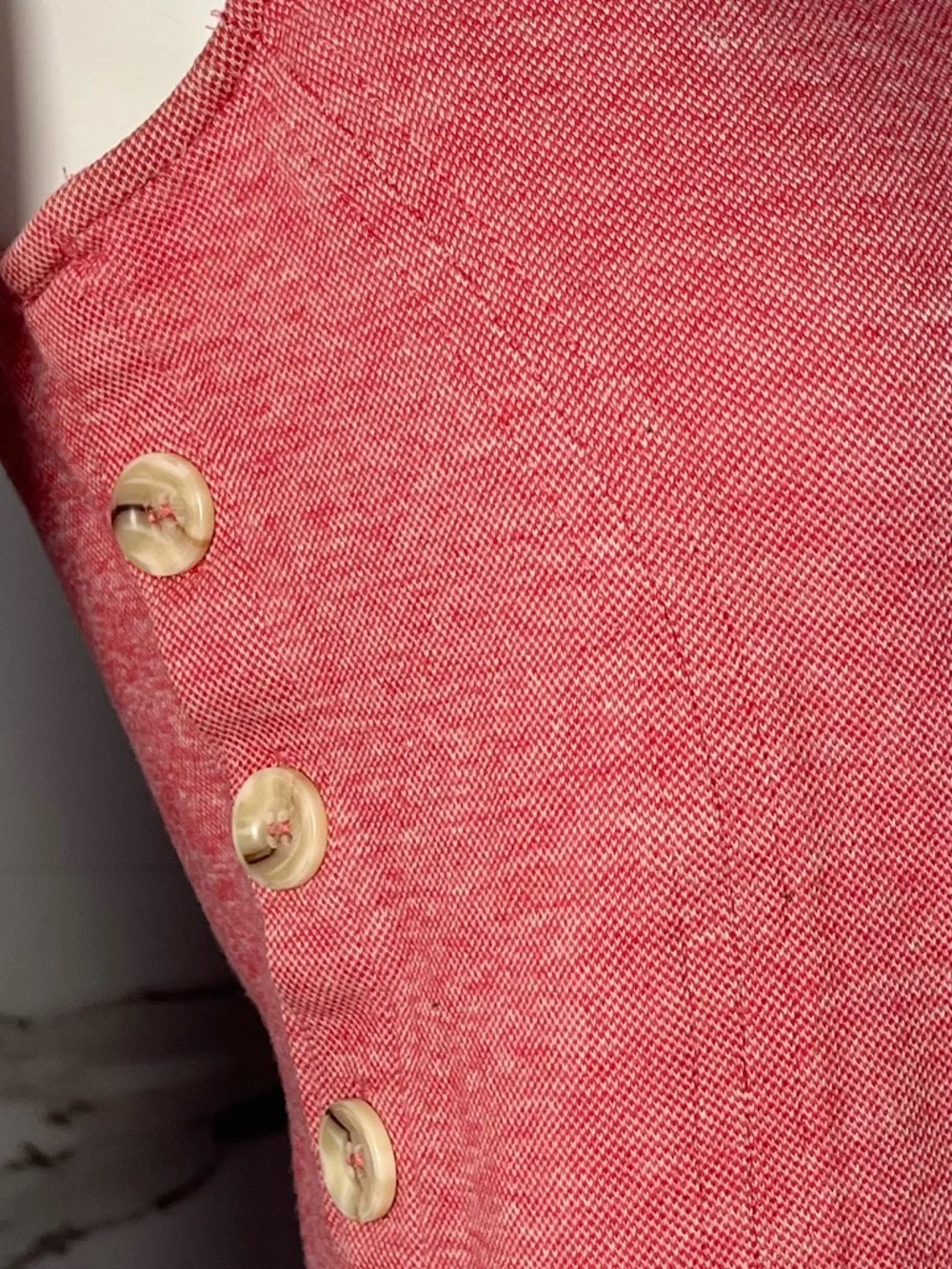 Anthropologie Meadow Rue Red Dual Faux Button Tank Size M. Summer, Casual - Picture 4 of 8